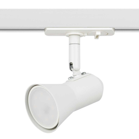 Трековый светильник однофазный ЭРА Taper TR37-GU10 WH Б0053303