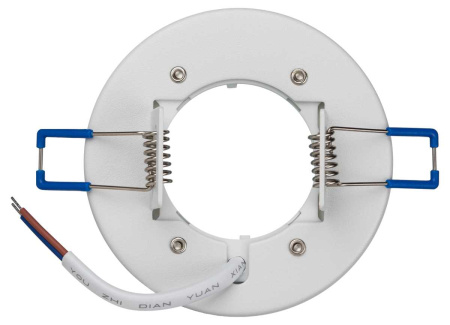 Светильник встраиваемый ЭРА DK97 WH/TR под лампу GX53 белый/прозрачный Б0057456