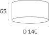 Светильник потолочный Italline IT014-0206 black