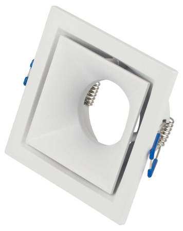 Светильник встраиваемый алюминиевый ЭРА KL101 WH под лампу MR16 GU5.3 белый Б0055586