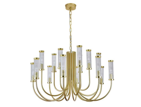 Подвесная люстра Newport 4558+4+4/C mat.gold М0071545