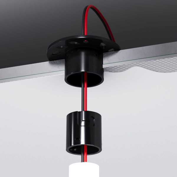 Встраиваемое крепление для круглого гибкого неона Full light черный Elektrostandard a070755