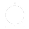 Настенный светильник Nowodvorski Ring Led M Gold 10350