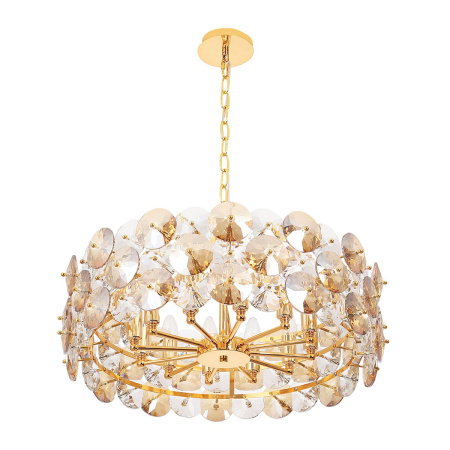 Подвесная люстра Crystal Lux Crystal SP12 Chrome SP12 Gold