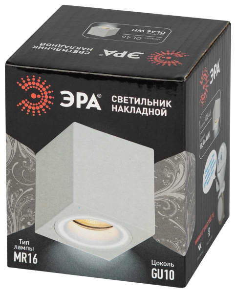 Настенно-потолочный светильник ЭРА OL46 WH Б0059797