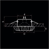 Встраиваемый светильник Lightstar Solo Ray 002120