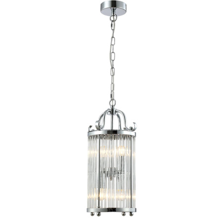 Подвесная люстра Crystal Lux Tadeo SP4 D200 Chrome/Transparente