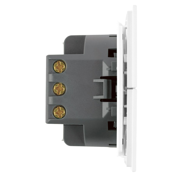 Переключатель 2-клавишный (механизм), Stekker, 250В, 10А Мия, RSW10-3107-01, белая магнолия 50434