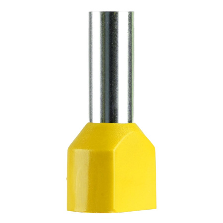 Наконечник штыревой втулочный изолированный НШВИ(2) 6,0-14 (DIY упаковка 25 шт) LD406-6014 50405