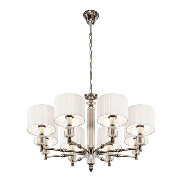 Подвесная люстра iLamp Alexa P2404-8 Nickel