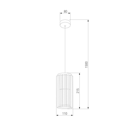 Уличный подвесной светильник Elektrostandard Entero (35189/H) 3000K черный a072081