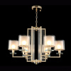 Подвесная люстра Crystal Lux Nicolas SP-PL6 Gold/White
