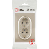 Розетка ЭРА Arktik 16-2104-04 двойная с заземлением 2X2P+E Schuko 16А-250В шампань Б0070447