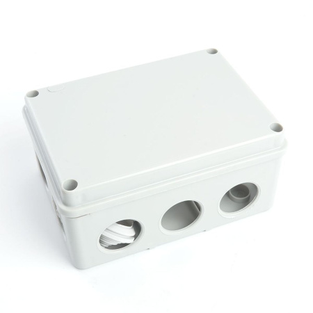 Коробка разветвительная Stekker EBX10-310-55, 150*110*70мм,10 вводов, IP55, светло-серая (GE41242) 39999