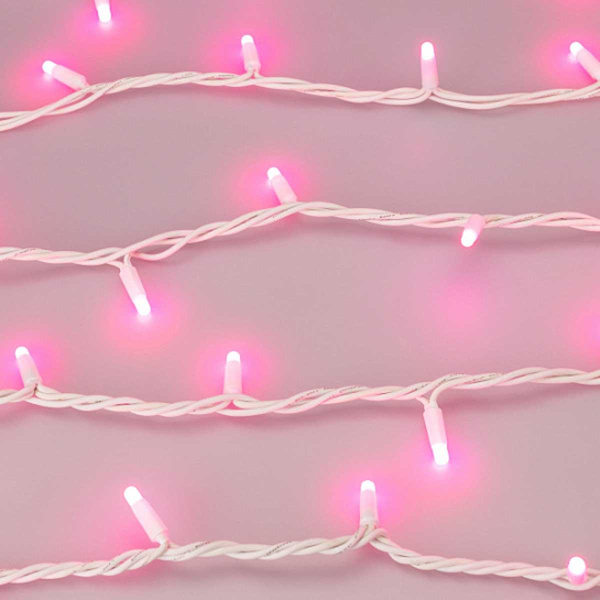 Уличная светодиодная гирлянда Ardecoled нить 24V разноцветная ARD-String-Pro-10000-White-100Led-Milk-Live RGB-DMX 031756