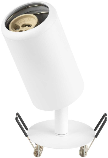 Светильник встраиваемый алюминиевый ЭРА KL106 WH под лампу MR16 GU10 белый матовый Б0061540