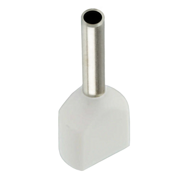 Наконечник штыревой втулочный изолированный НШВИ(2) 0,5-8 (DIY упаковка 25 шт) LD406-0508 50401