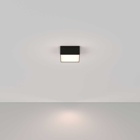 Потолочный светодиодный светильник Maytoni Technical Zon C032CL-12W4K-SQ-B