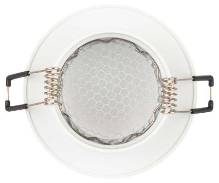 Светильник встраиваемый алюминиевый ЭРА KL109 WH под лампу MR16 GU5.3 белый матовый Б0061823