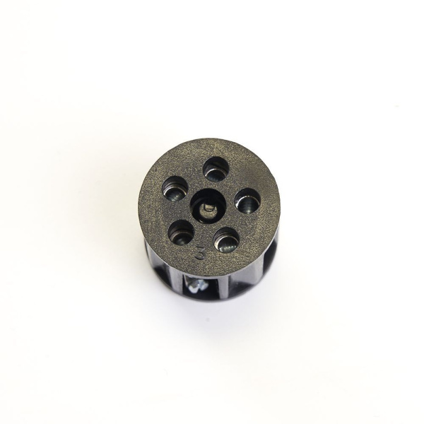 Соединитель-коннектор для проводов LD530, 3-контактный, водонепроницаемый (клемма 3pin), черный