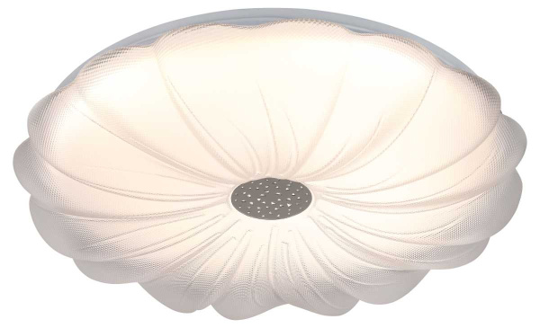 Светильник потолочный светодиодный ЭРА Классик без ДУ SPB-6 Muze 84W-3K-6,5K WH+CH 3000-6500К белый/шампань Б0070190