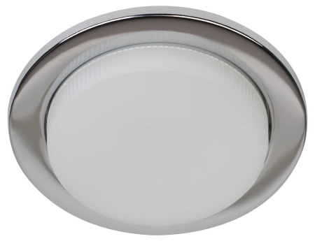 Светильник встраиваемый ЭРА KL70 CH-10 под лампу GX53 хром набор 10 шт Б0057478