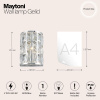 Настенный светильник Maytoni Gelid MOD184-WL-01-CH