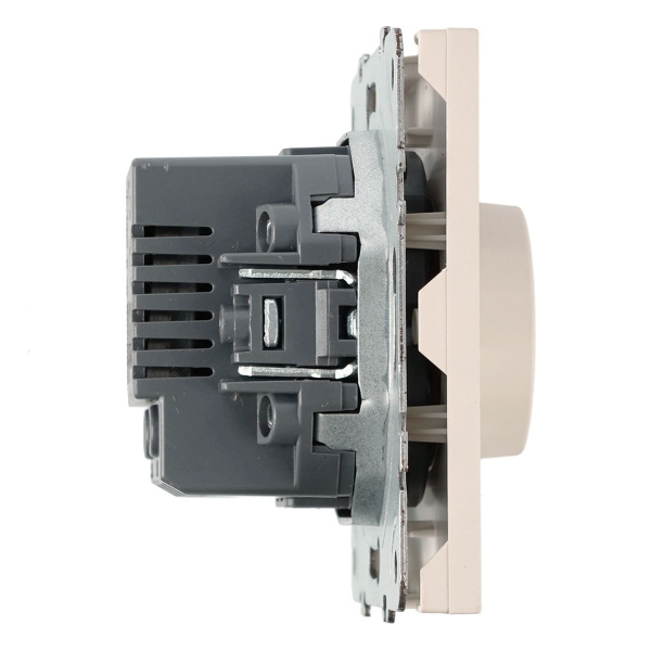 Выключатель диммирующий (механизм), Stekker, 250В, 500W Эмили, RSW10-5106-08, кашемир, soft touch 49894