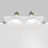 Встраиваемый светильник Maytoni Technical Downlight Gyps Modern DL129-GU10-02-W