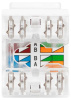 Коннектор ЭРА ОФИС 18-8002-01 RJ45 CAT6 UTP Keystone цвет белый Б0063290