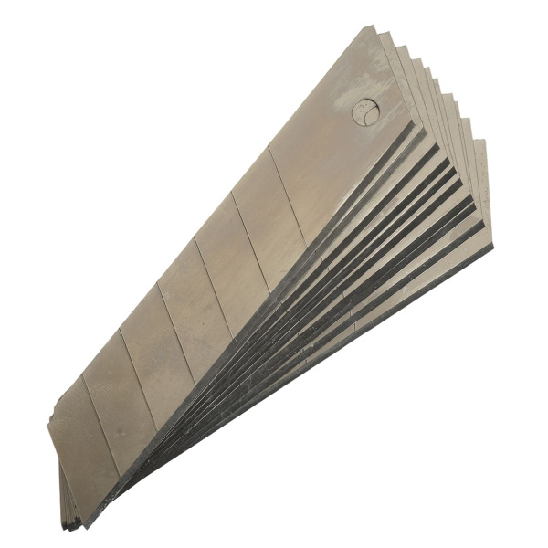 Сменные лезвия для канцелярских ножей, блистер, 25 мм, 10 шт, Stekker CBK-25 50191