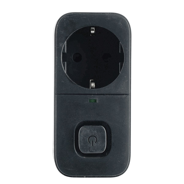 Сетевой фильтр 1-местный с/з Stekker 220В, 16А, с выключателем Nova, HM81-11-2, черный 50691