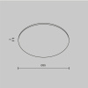 Стекло для пылевлагозащиты IP 44 для светильников серии Омут / Dip 10Вт Maytoni Technical Downlight Dip Glass001-D35