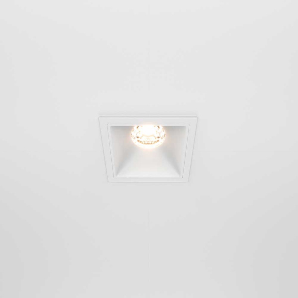 Встраиваемый светильник Maytoni Alfa LED DL043-01-10W3K-SQ-W