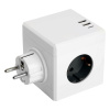 Разветвитель сетевой Stekker 3гн с/з 2хUSB A+Type C ADP16-33-21 49231