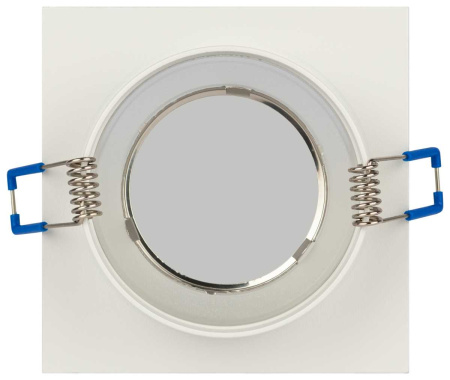 Светильник встраиваемый декоративный ЭРА DK108 WH под лампу MR16 GU5.3 белый Б0058398