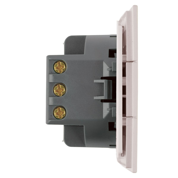 Выключатель 3-клавишный (механизм), Stekker, 250В, 10А Мия, RSW10-3108-08, пудровый жемчуг 50474