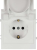 Розетка ЭРА Arktik 16-2103-01 с заземлением 2P+E Schuko со шторками с крышкой 16А-250В белый Б0070434