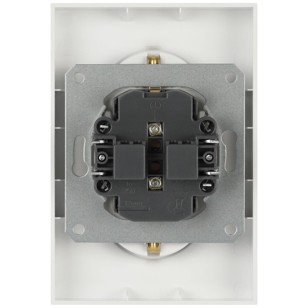Розетка ЭРА Arktik 16-2104-08 двойная с заземлением 2X2P+E Schuko 16А-250В белый матовый Б0070451