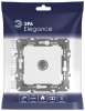 Розетка ЭРА Elegance 14-3101-01М TV одиночная, белый матовый Б0065813