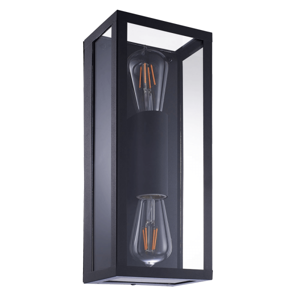 Уличный настенный светильник Arte Lamp Belfast A4569AL-2BK