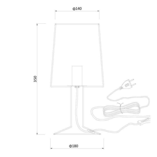 Настольная лампа Lucide Louis 78575/35/31
