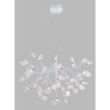 Подвесная светодиодная люстра Crystal Lux Evita SP63 White/Transparent