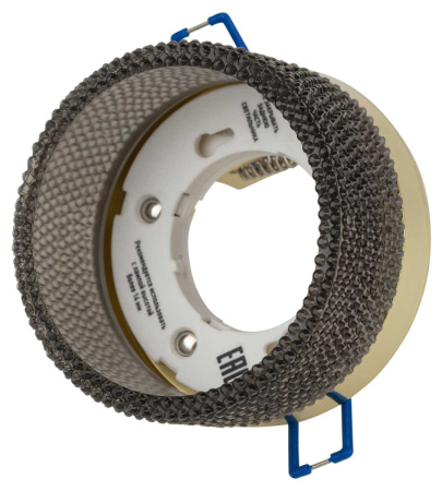 Светильник встраиваемый ЭРА DK97 GD/BK под лампу GX53 черный/золото Б0057460