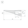 Профиль Arlight SL-Mini-Shelf-H8-2000 Anod Olive Grey 038205