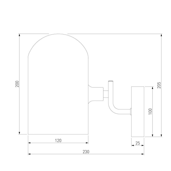 Бра Eurosvet Bambola 60157/1 латунь