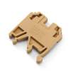 Зажим наборный изолированный (винтовой) ЗНИ - 2,5 (JXB2.5), бежевый Stekker 39933