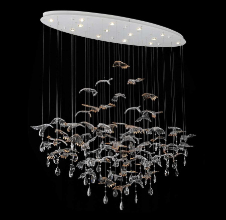 Подвесная люстра Newport 8220/140 С oval chrome М0071691
