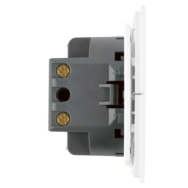 Выключатель 2-клавишный (механизм), Stekker, 250В, 10А Мия, RSW10-3104-01, белая магнолия 50429