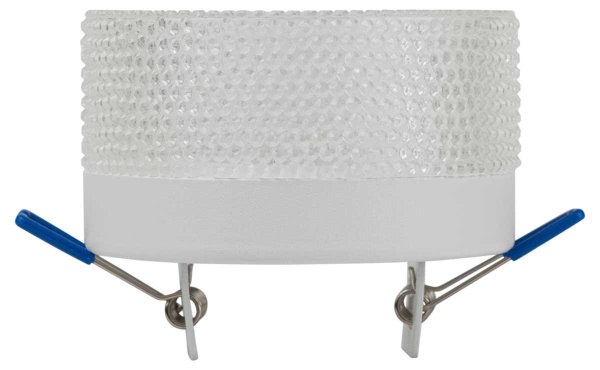 Светильник встраиваемый ЭРА DK97 WH/TR под лампу GX53 белый/прозрачный Б0057456